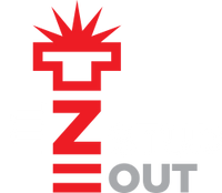 EZ STUD OUT logo white