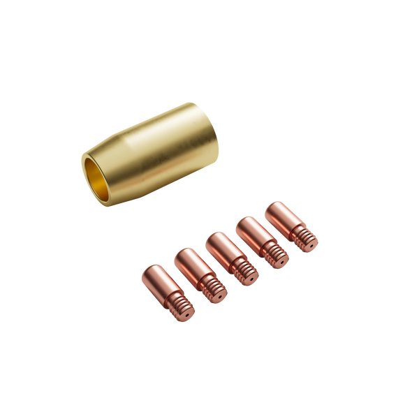 FMCON23 - Flexmig 360 Consumables Kit - Replacement Nozzle and Contact Tips (0.023/0.6)